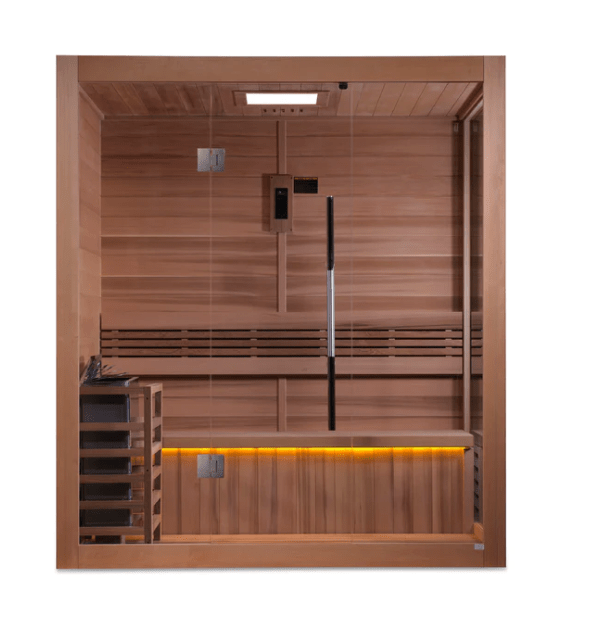 Golden Designs "Forssa Edition" 3 Person Indoor Traditional Steam Sauna
