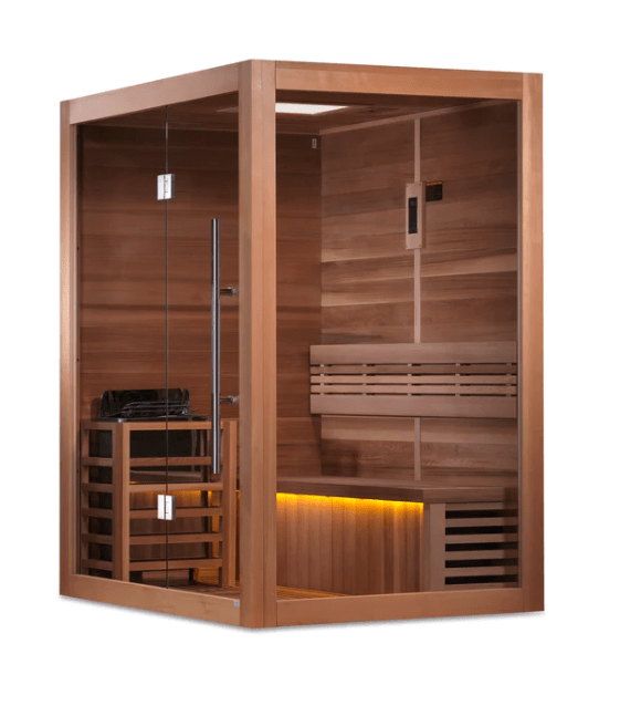 Golden Designs "Hanko Edition" 2 Person Indoor Traditional Steam Sauna