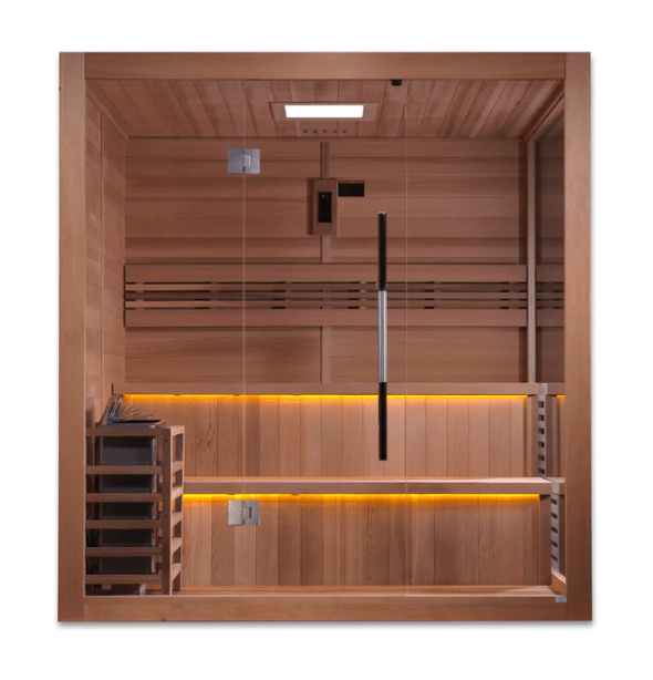 Golden Designs "Kuusamo Edition" 6 Person Indoor Traditional Steam Sauna