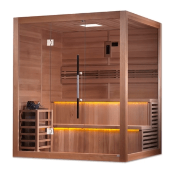 Golden Designs "Kuusamo Edition" 6 Person Indoor Traditional Steam Sauna