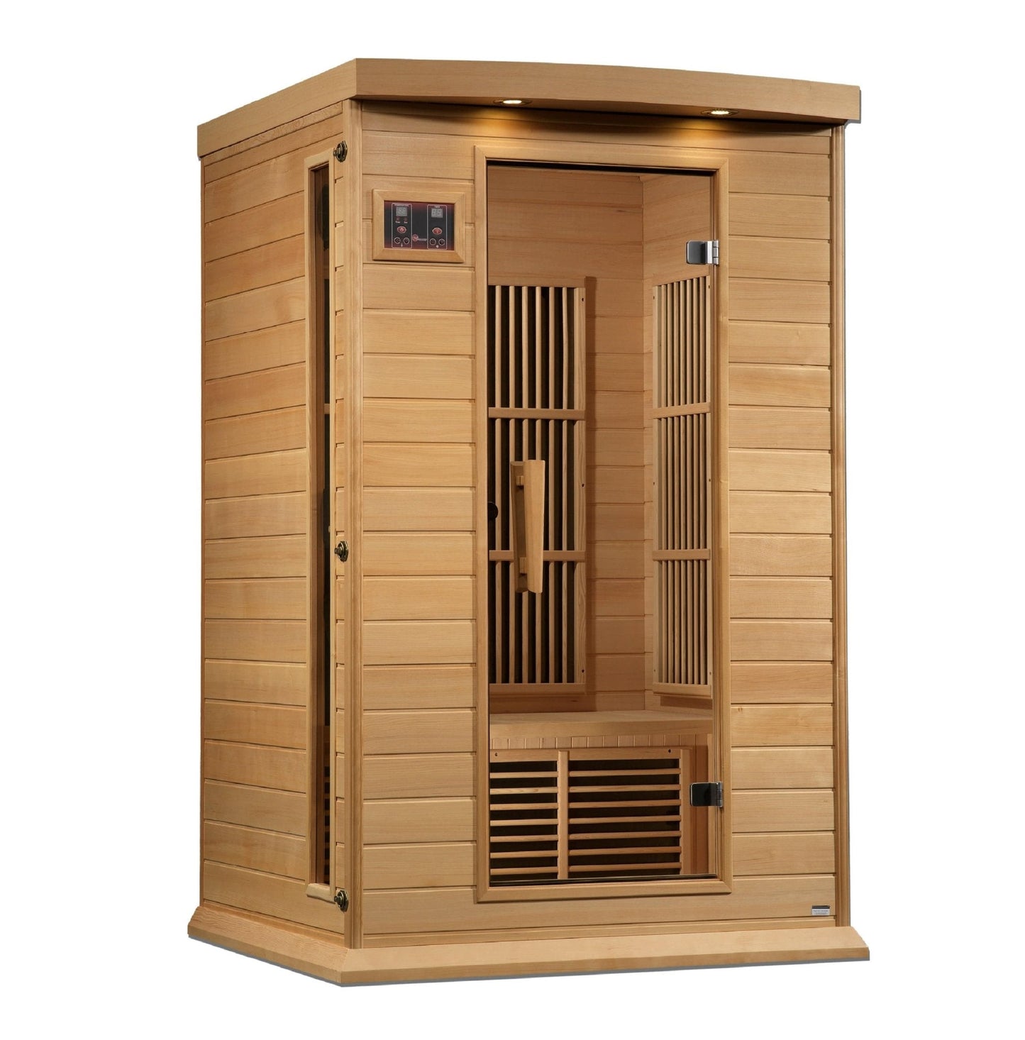 Maxxus Infrared Sauna 2-Person Near Zero EMF FAR Infrared w/ Hemlock