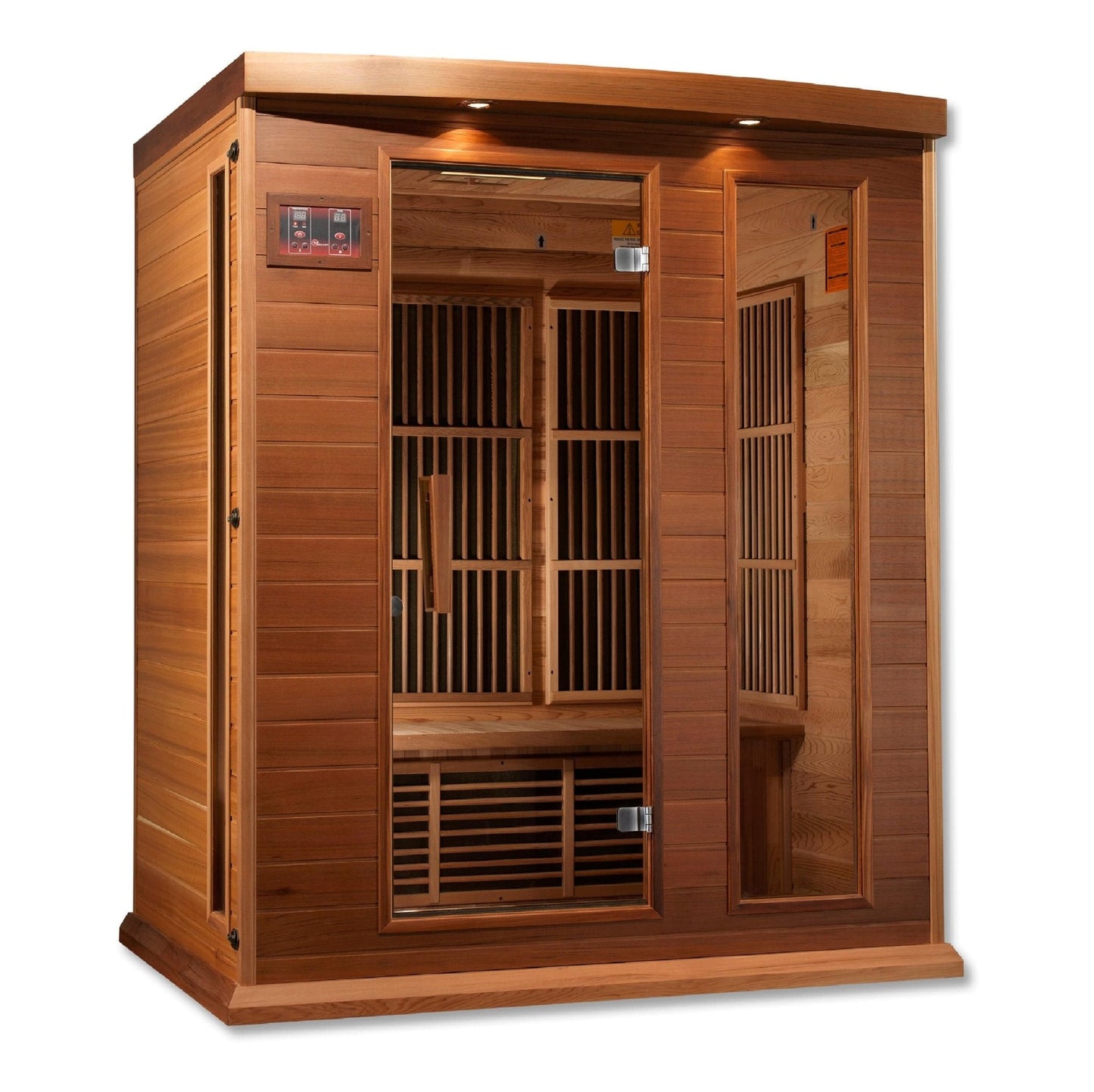 Maxxus "Montilemar Edition" 3-Person Near Zero EMF FAR Infrared Sauna with  Canadian Red Cedar