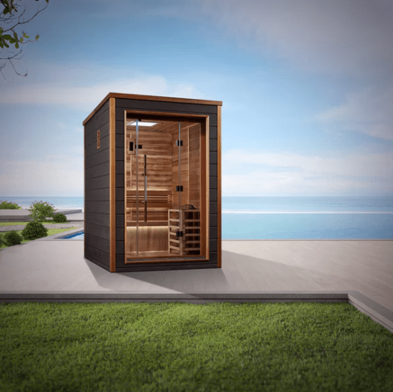 Golden Designs "Narvik" 2 Person Outdoor-Indoor Traditional Steam Sauna