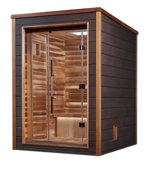 Golden Designs "Narvik" 2 Person Outdoor-Indoor Traditional Steam Sauna