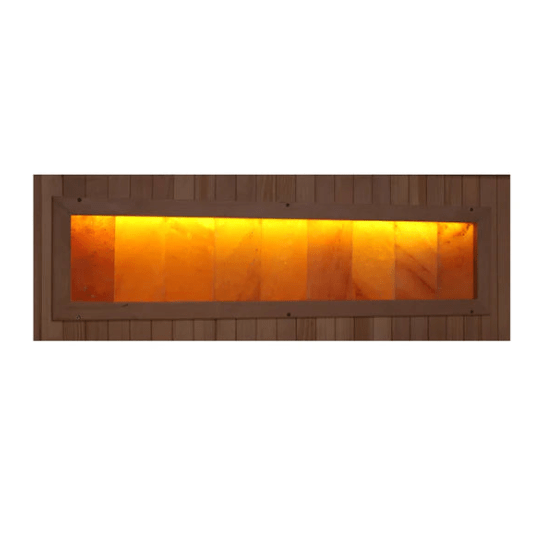 Golden Designs "Reserve Edition" 1-2 Person Full Spectrum PureTech™ Near Zero EMF Infrared Sauna with Himalayan Salt Bar