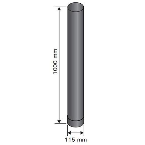 Harvia Smoke Pipe WZ (Stainless Steel)