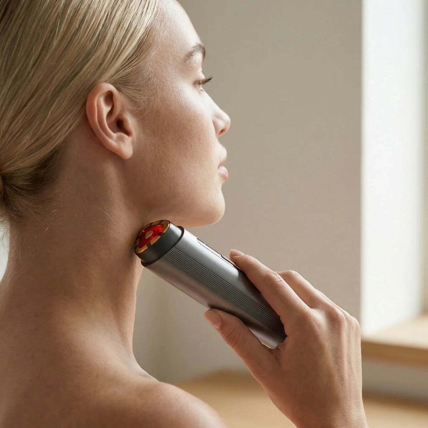 Anti Aging Facial Device with Red Light Therapy & Radio Frequency Technology