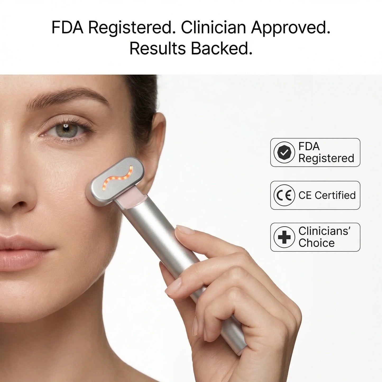 Nicebeam 4-in-1 Red Light Therapy Skincare Wand