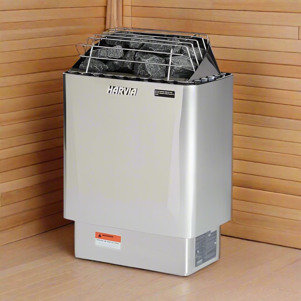 Harvia KIP60W JH60WU3UL Kip Series 6kW Stainless Steel Sauna Heater, 208V 3PH, UL Listed