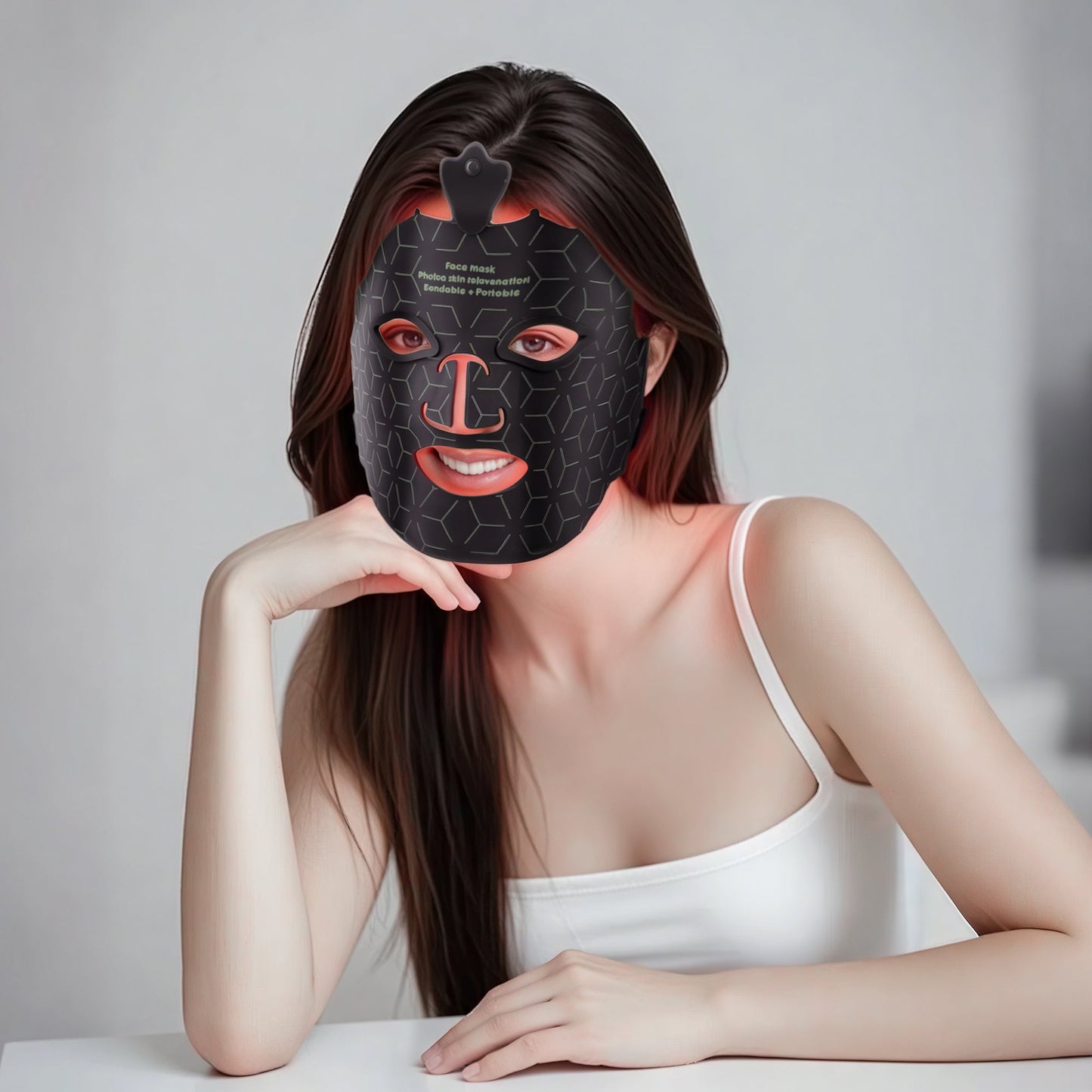 LED Light Therapy Crown Face Mask