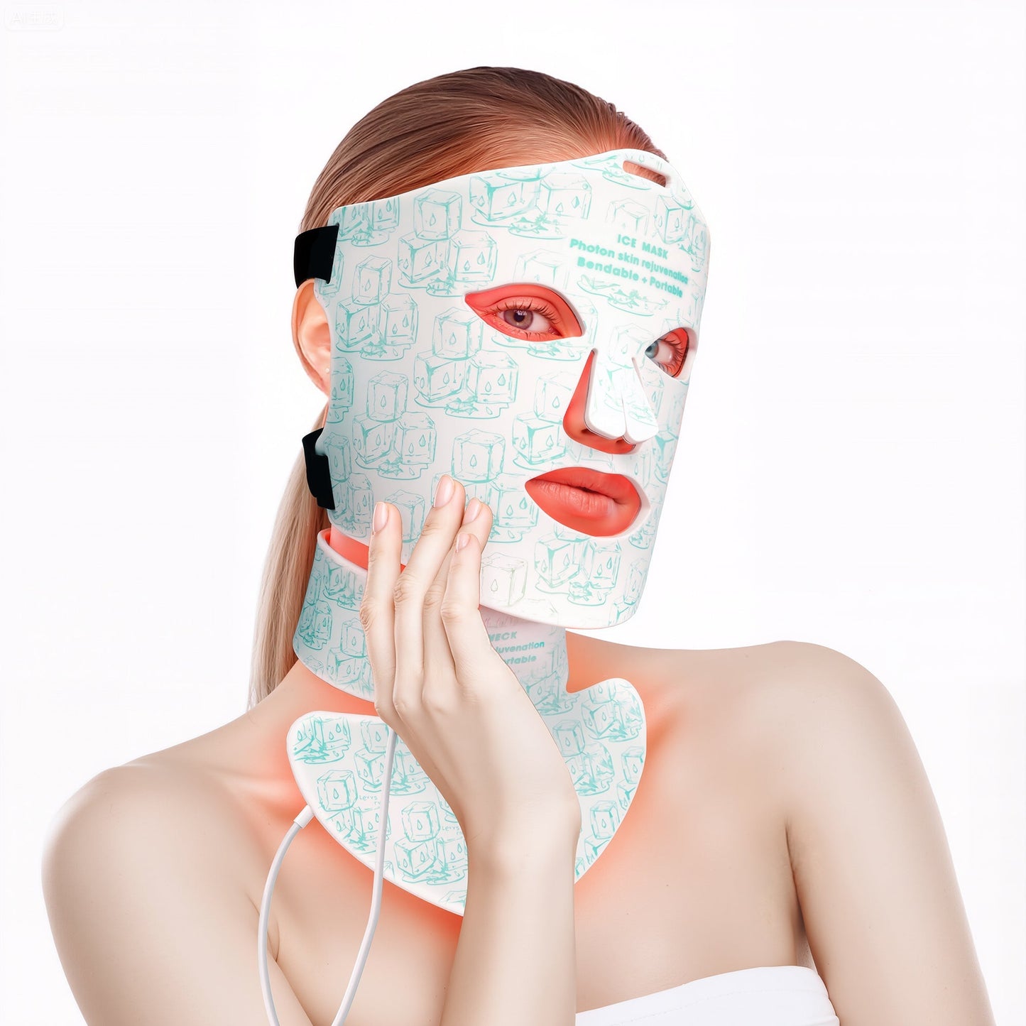 LumyHealth IceGlow LED Facial &Neck Mask