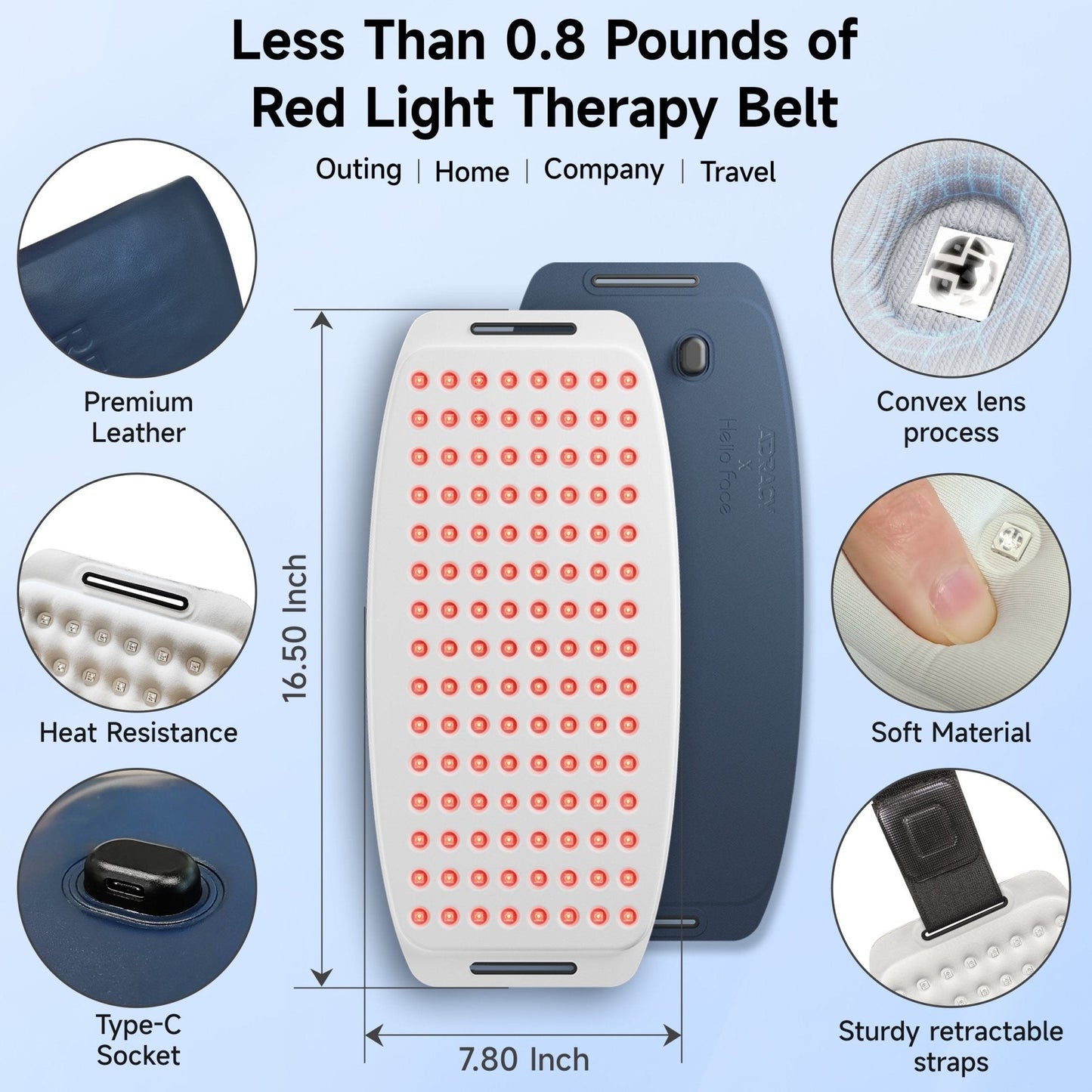 LUMYHEALTH™ Portable Red Light Therapy Belt