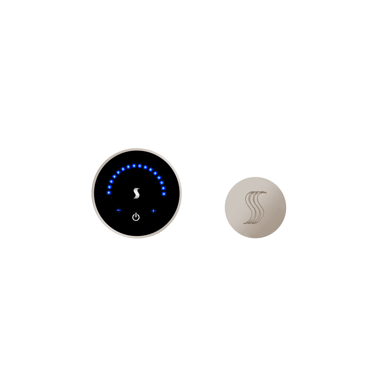 Thermasol MTC-SVRD MicroTouch Wall-Mount Control & Round Steam Head Kit