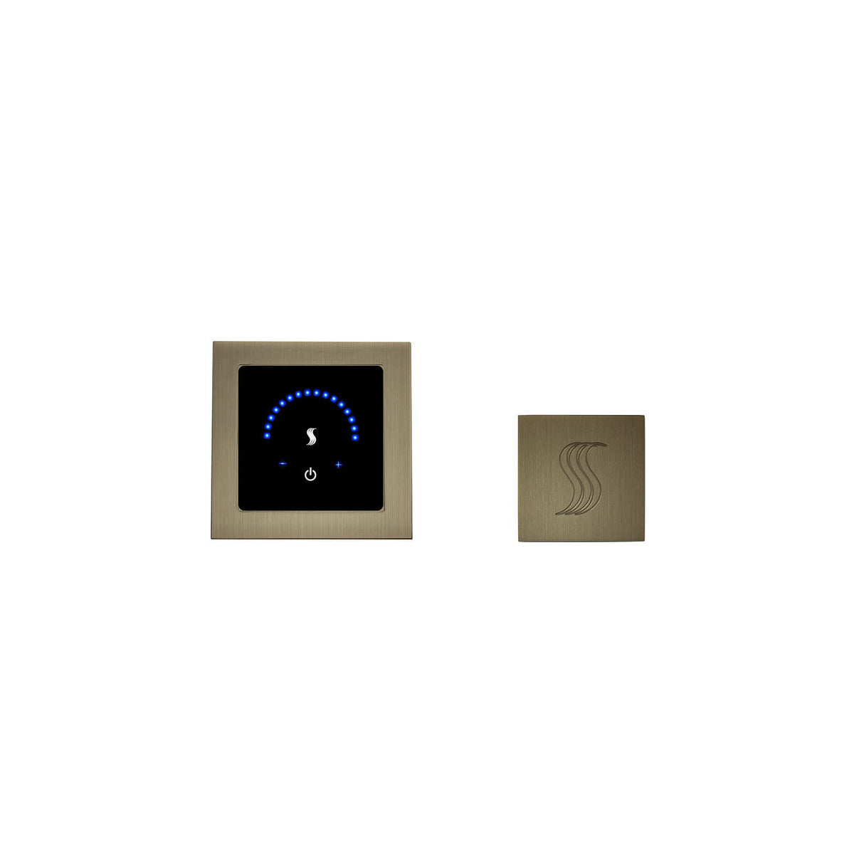 Thermasol MTMR-SVSQ MicroTouch Recessed Control & Square Steam Head Kit