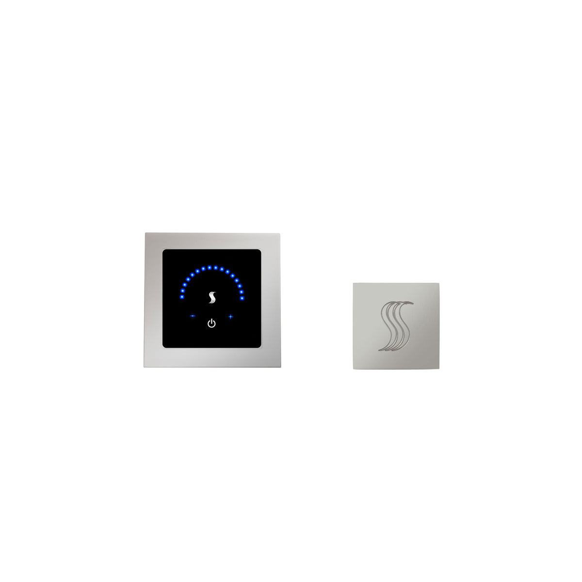 Thermasol MTMR-SVSQ MicroTouch Recessed Control & Square Steam Head Kit