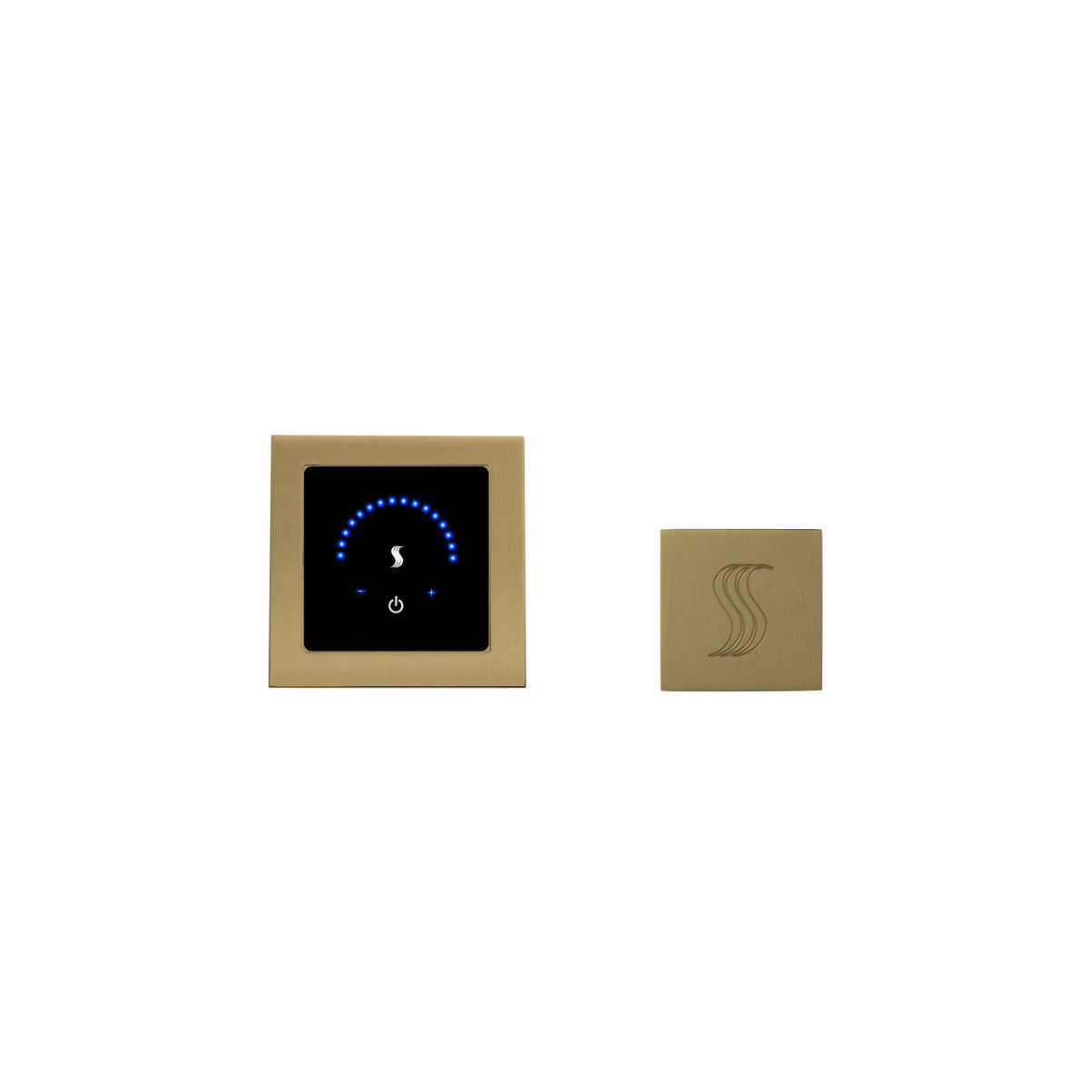 Thermasol MTMR-SVSQ MicroTouch Recessed Control & Square Steam Head Kit