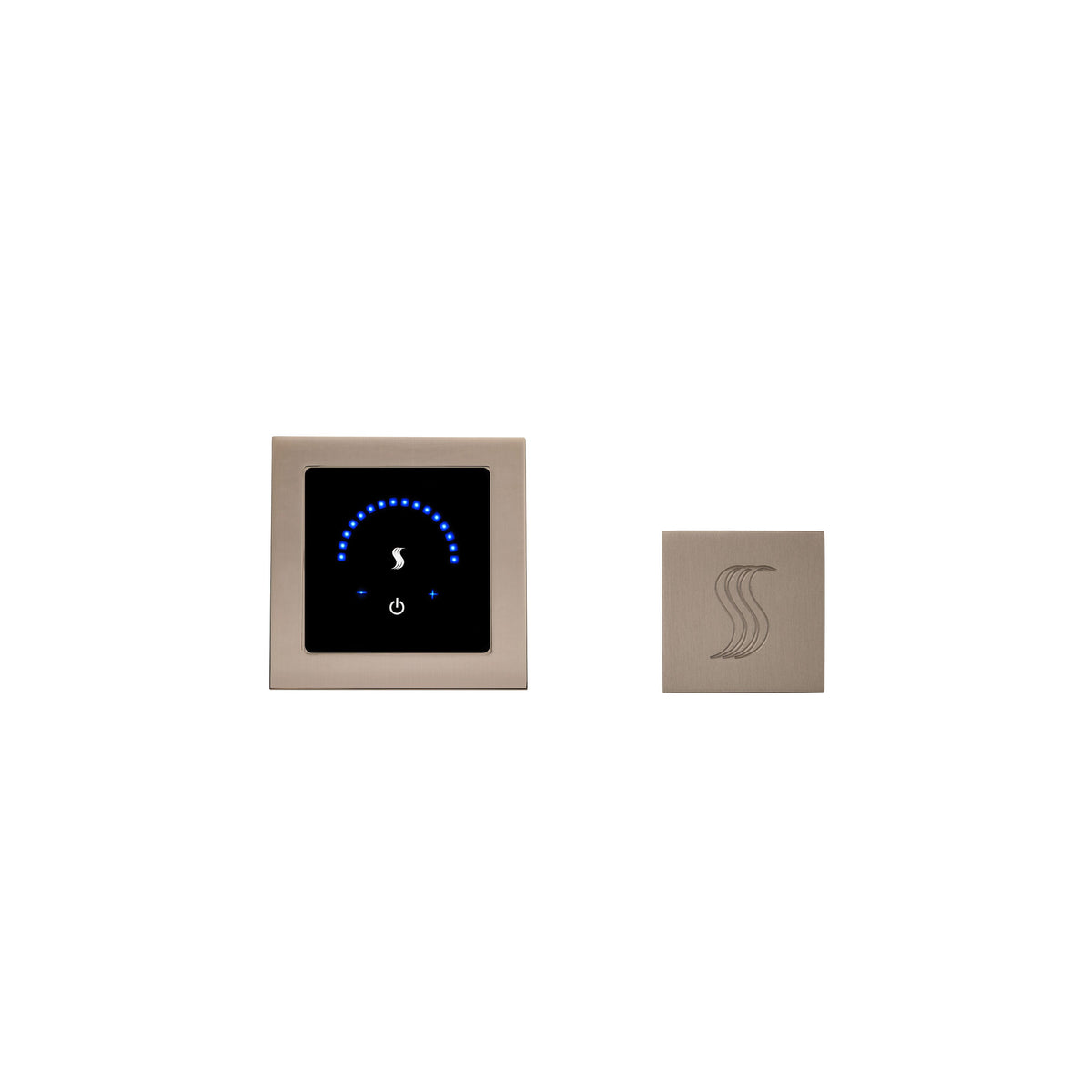 Thermasol MTMR-SVSQ MicroTouch Recessed Control & Square Steam Head Kit