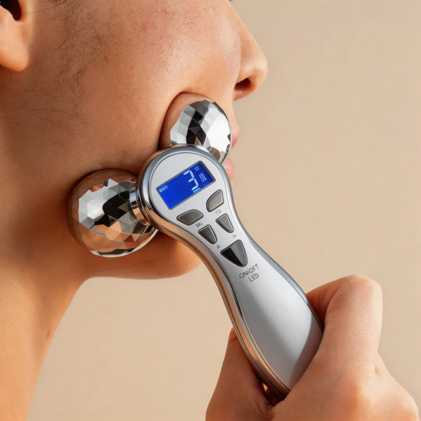 Nicebeam 4D Lift Pro – EMS Microcurrent Face Roller Massager