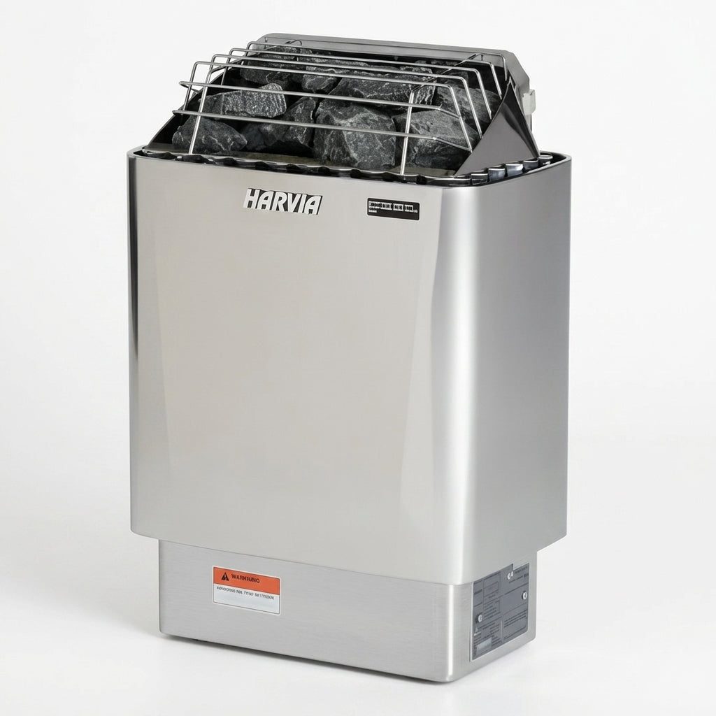 Harvia KIP45W JH45WU1UL Kip Series 4.5kW Stainless Steel Sauna Heater, 240V 1PH, UL Listed