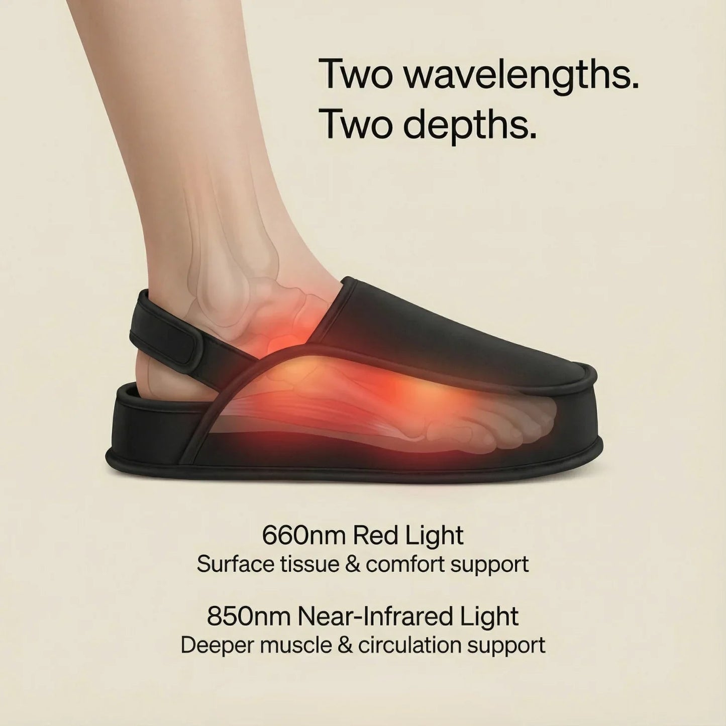Nicebeam Red Light Therapy Slippers