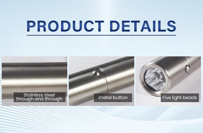 Red Light Therapy Torch with Removable Tip