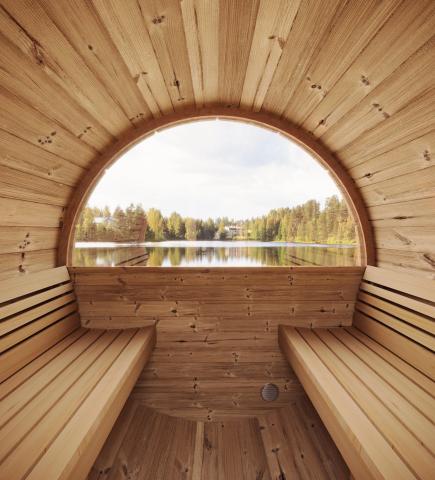 SaunaLife Model E8W Sauna Barrel-Window