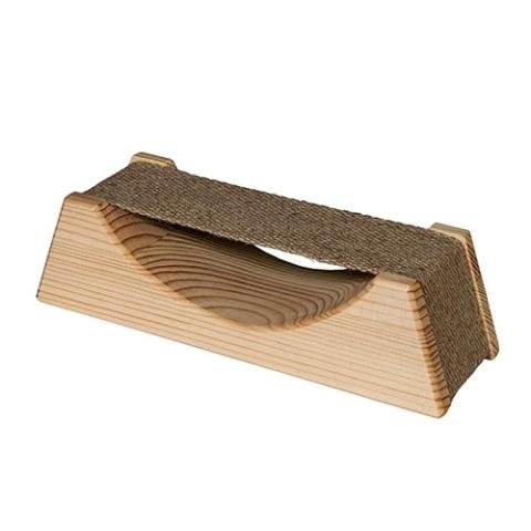 SaunaLife SaunaGear Headrest 1, Wooden headrest with cloth neck support