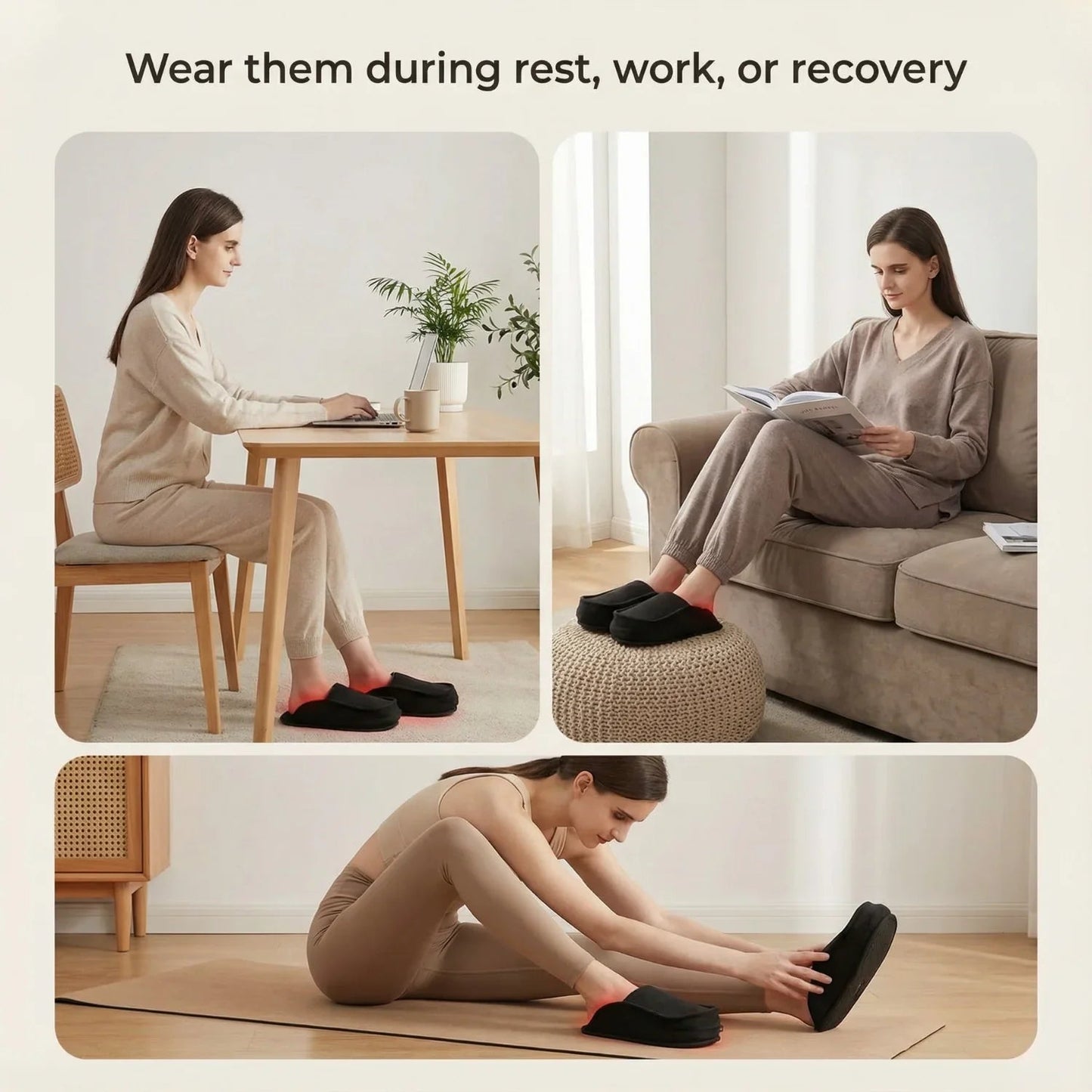 Nicebeam Red Light Therapy Slippers